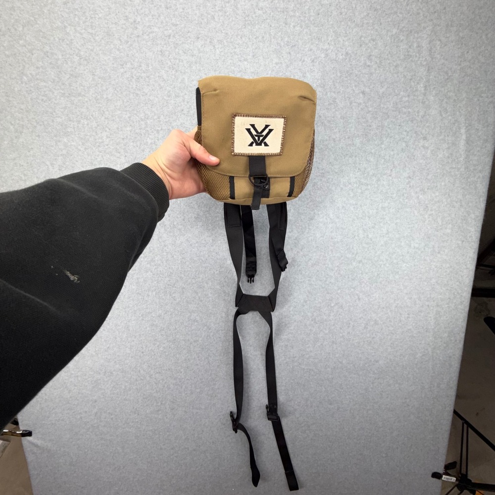 Vortex Optics Binocular Harness Case Tan Coyote Brown Tactical Hunting Chest Rig - Picture 4 of 4